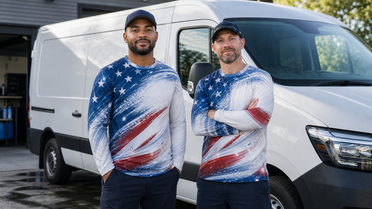 Polo vs. Long Sleeve for an Auto Detailing Crew