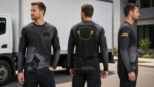 Junk Removal Shirt Logo Placement Guide