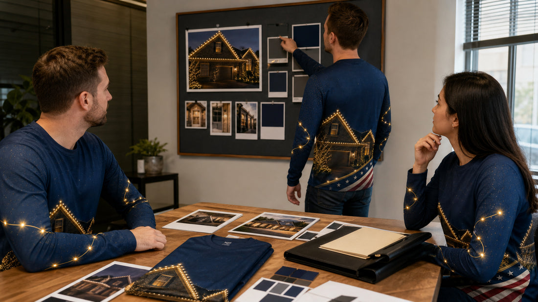 Crew Shirt Planning for Commercial Holiday Lighting Installation Accounts