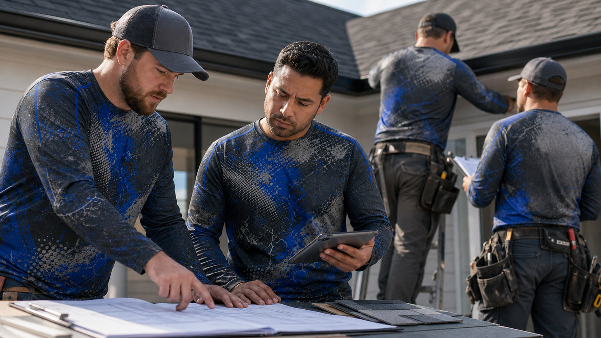 Minimal Roofing Uniform Designs for Estimators and Crews