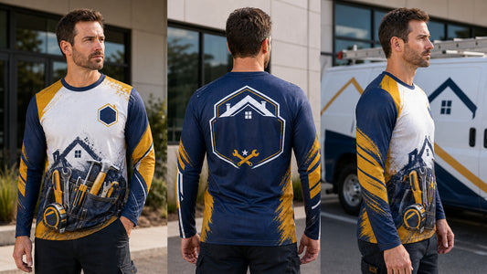 Handyman Shirt Logo Placement Guide