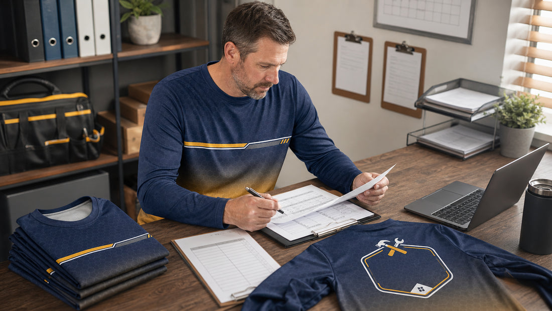 Handyman Shirt Ordering Checklist for Small Crews