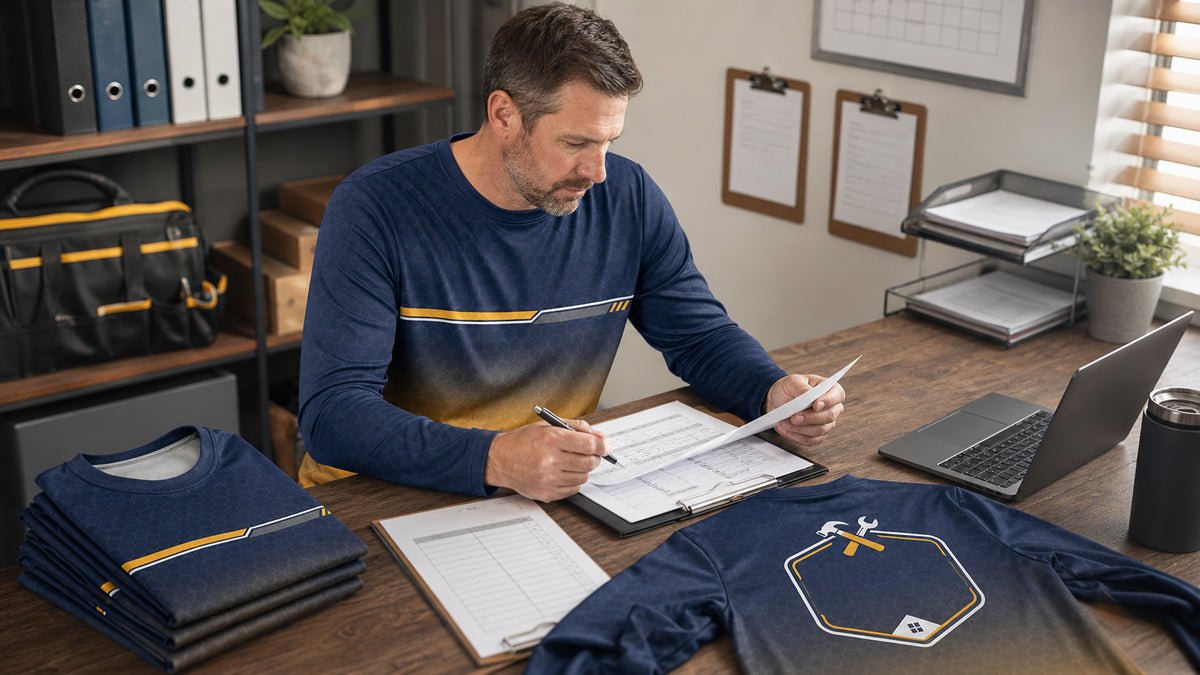Handyman Shirt Ordering Checklist for Small Crews