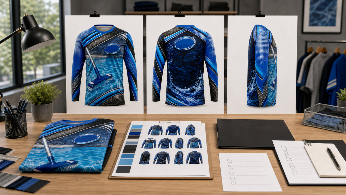 The Proof Review Checklist for Pool Service Uniforms