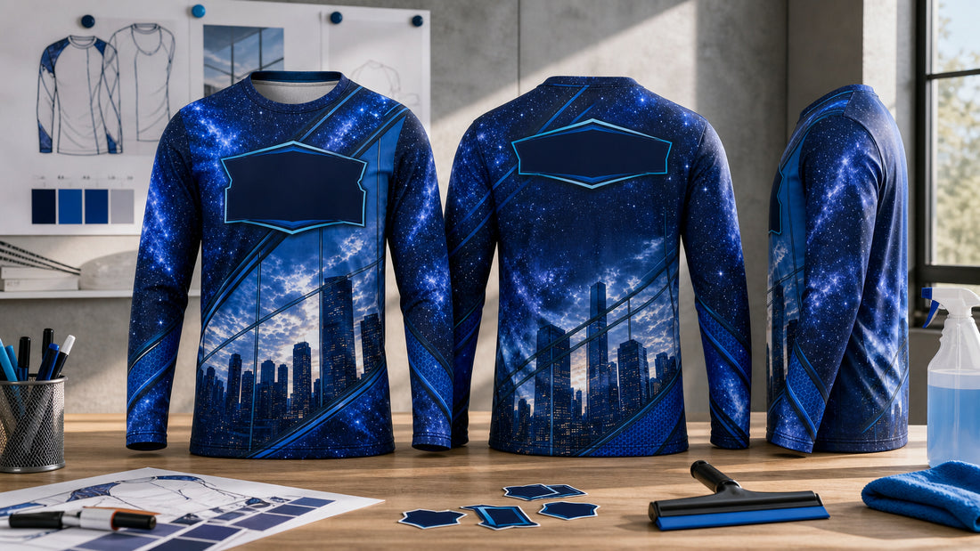 Window Cleaning Logo Placement for Crew Shirts