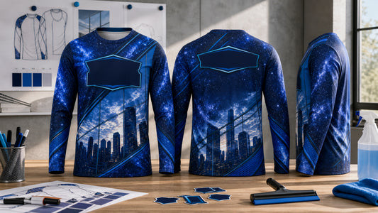 Window Cleaning Logo Placement for Crew Shirts