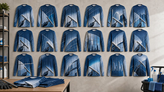 15 Window Cleaning Shirt Design Ideas for a Polished Crew
