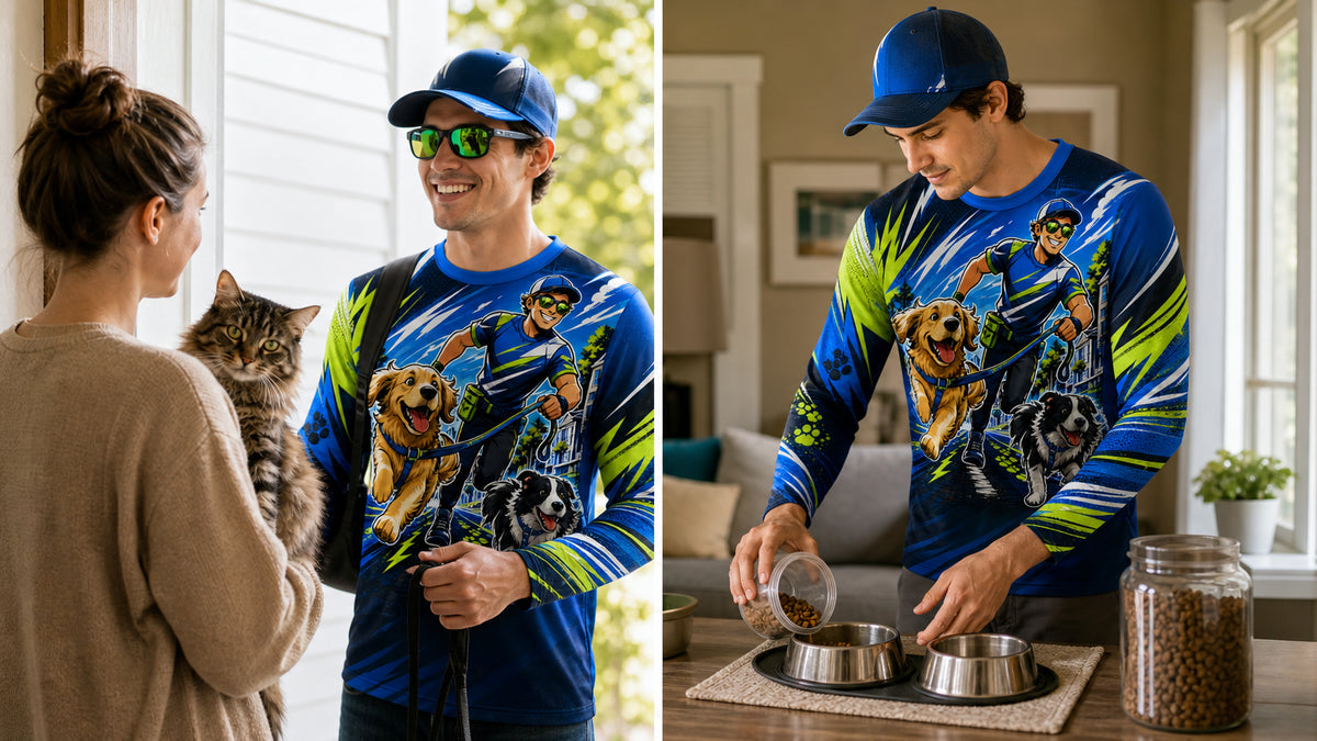 Pet Sitting Polo vs T-Shirt: Choose by Client Moment, Not Assumption