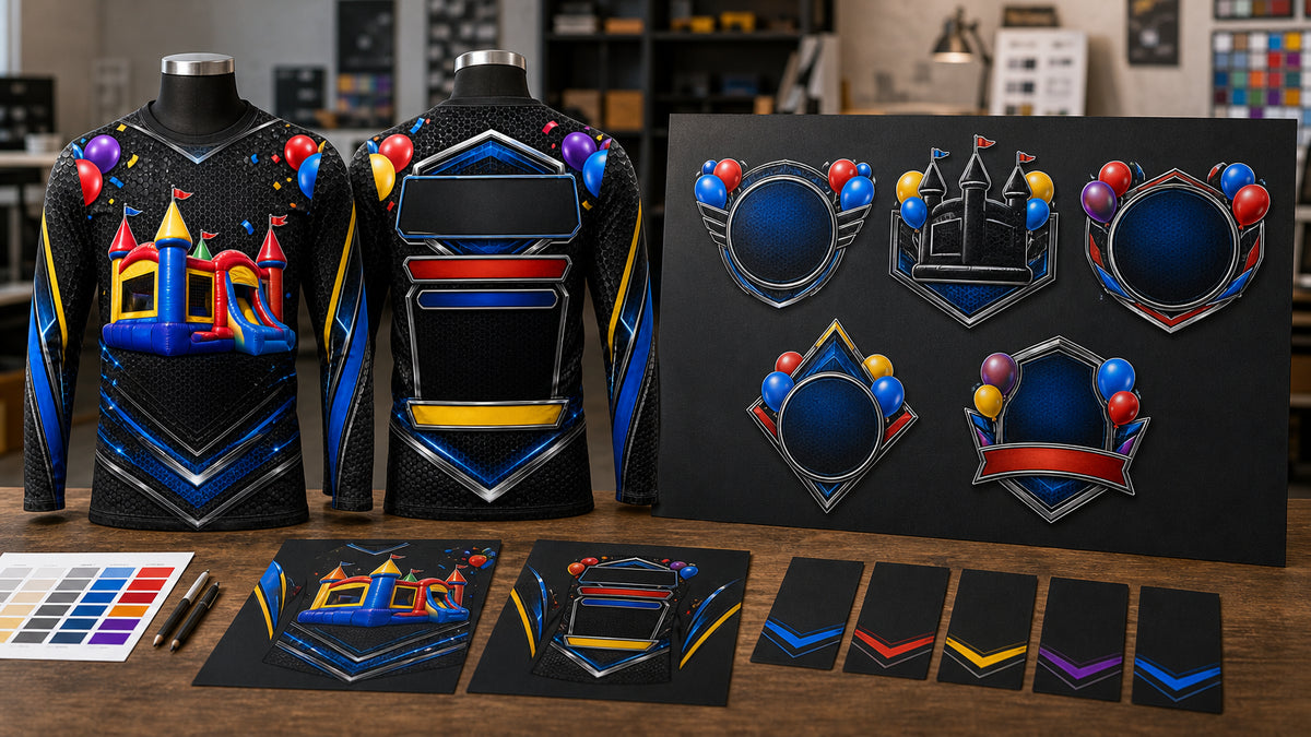 Party Rental Badge Shirt Ideas: Build a Flexible Emblem System