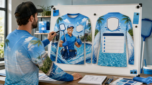 Pool Service Shirt Front and Back Information: What Customers Need to See