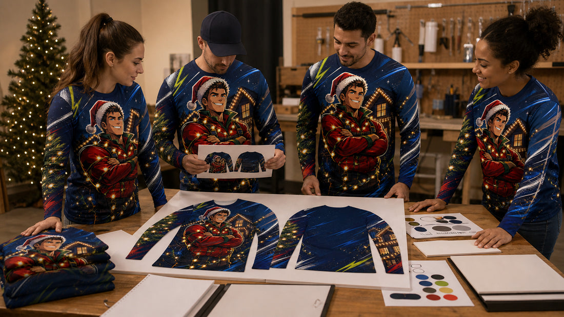 A Crew Shirt Ordering Worksheet for Small Holiday Lighting Installation Businesses
