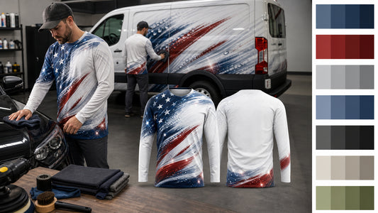 Auto Detailing Crew Shirt Color Palette Ideas