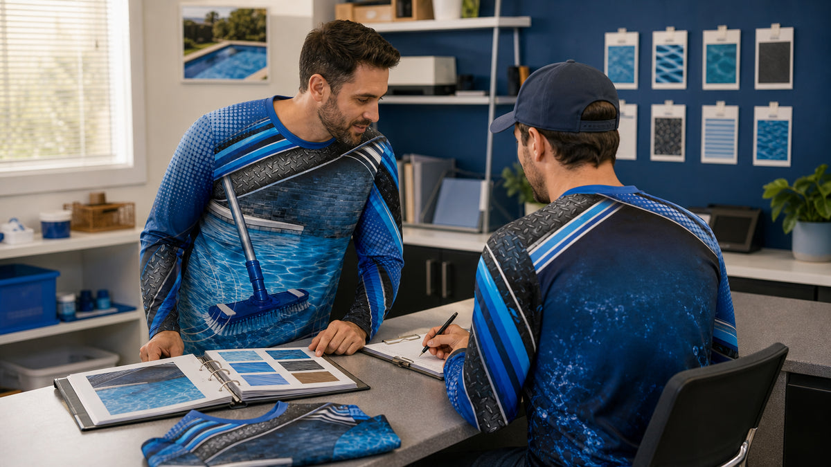 A Practical Care Routine for Branded Pool Service Shirts