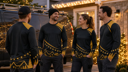 Uniform Ideas for Residential Holiday Lighting Installation Teams