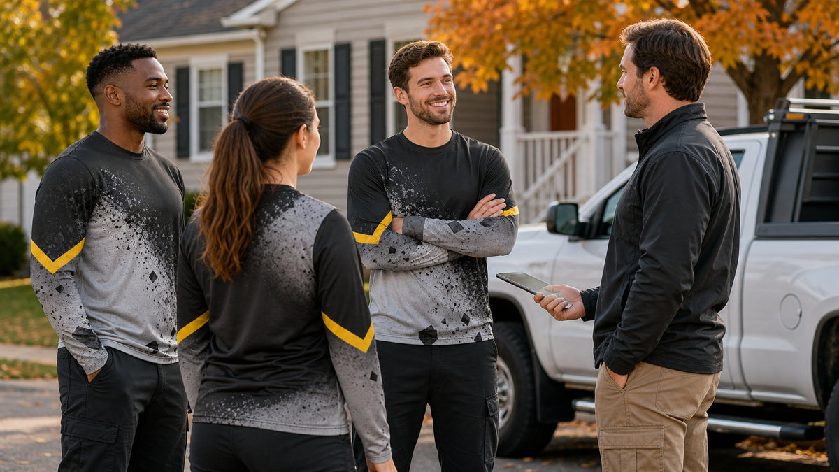 Fall Property Cleanout Crew Shirt Planning