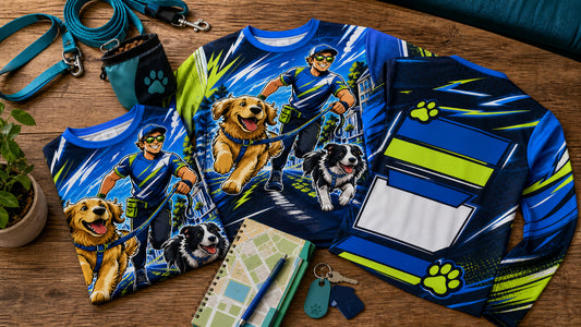 Dog Walking Shirt Design Ideas Built Around the Route