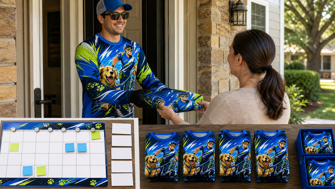 Pet Sitting Work Shirt Care and Rotation Records