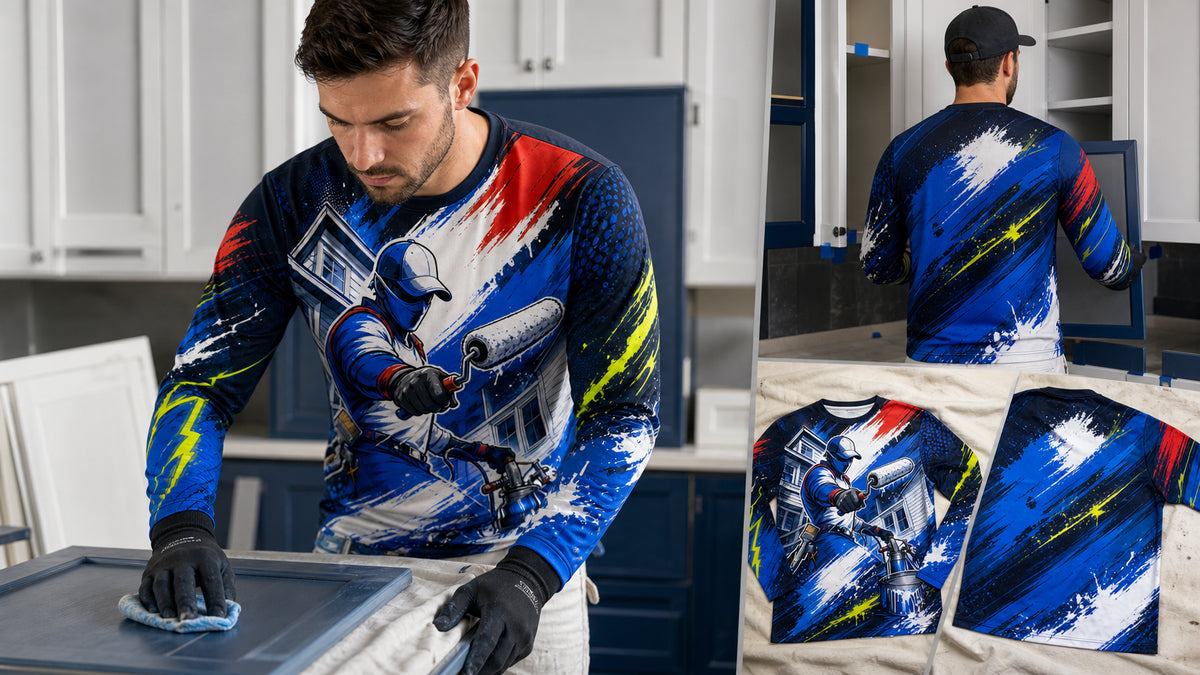 Cabinet Painting Shirt Ideas for Specialty Crews
