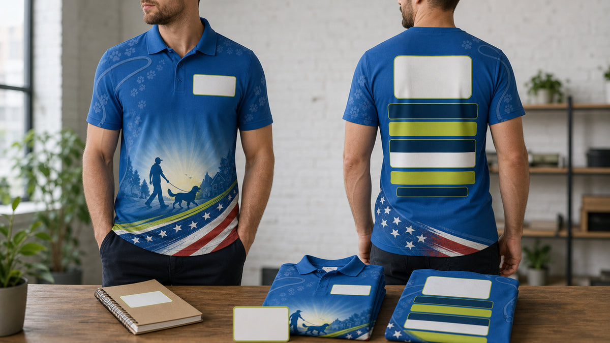 Dog Walking Polo vs T-Shirt: A Business Comparison