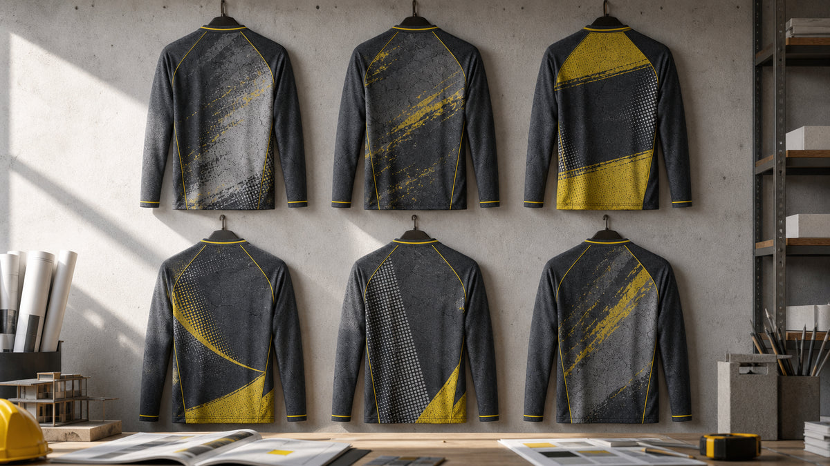 Roofing Shirt Back Design Ideas for Clearer Layouts