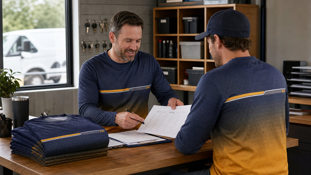 Handyman Uniform Reordering for New Hires