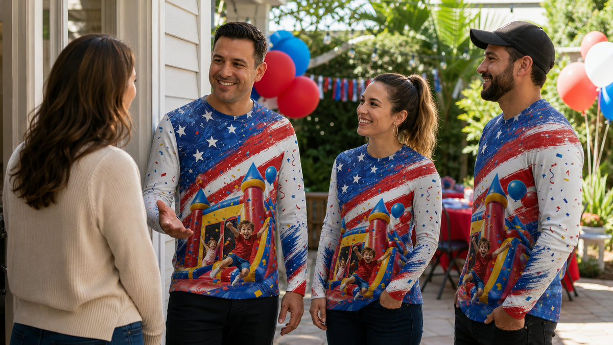 Backyard Party Rental Shirt Ideas: Design for Host Recognition