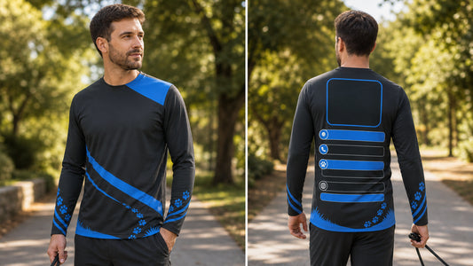 Minimal vs Playful Dog Walking Shirts