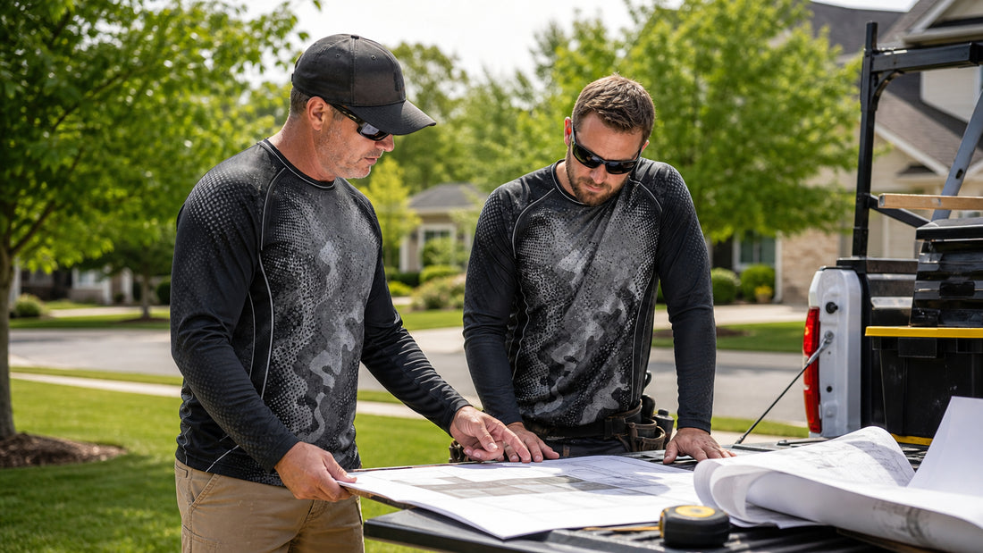 Storm Restoration Roofing Shirt Ideas with a Calm Tone