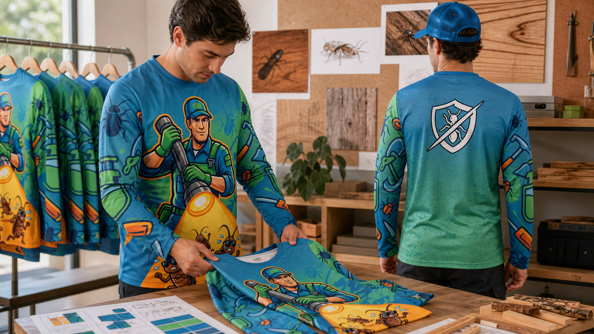 Termite Inspection Shirt Design Ideas for Service Crews
