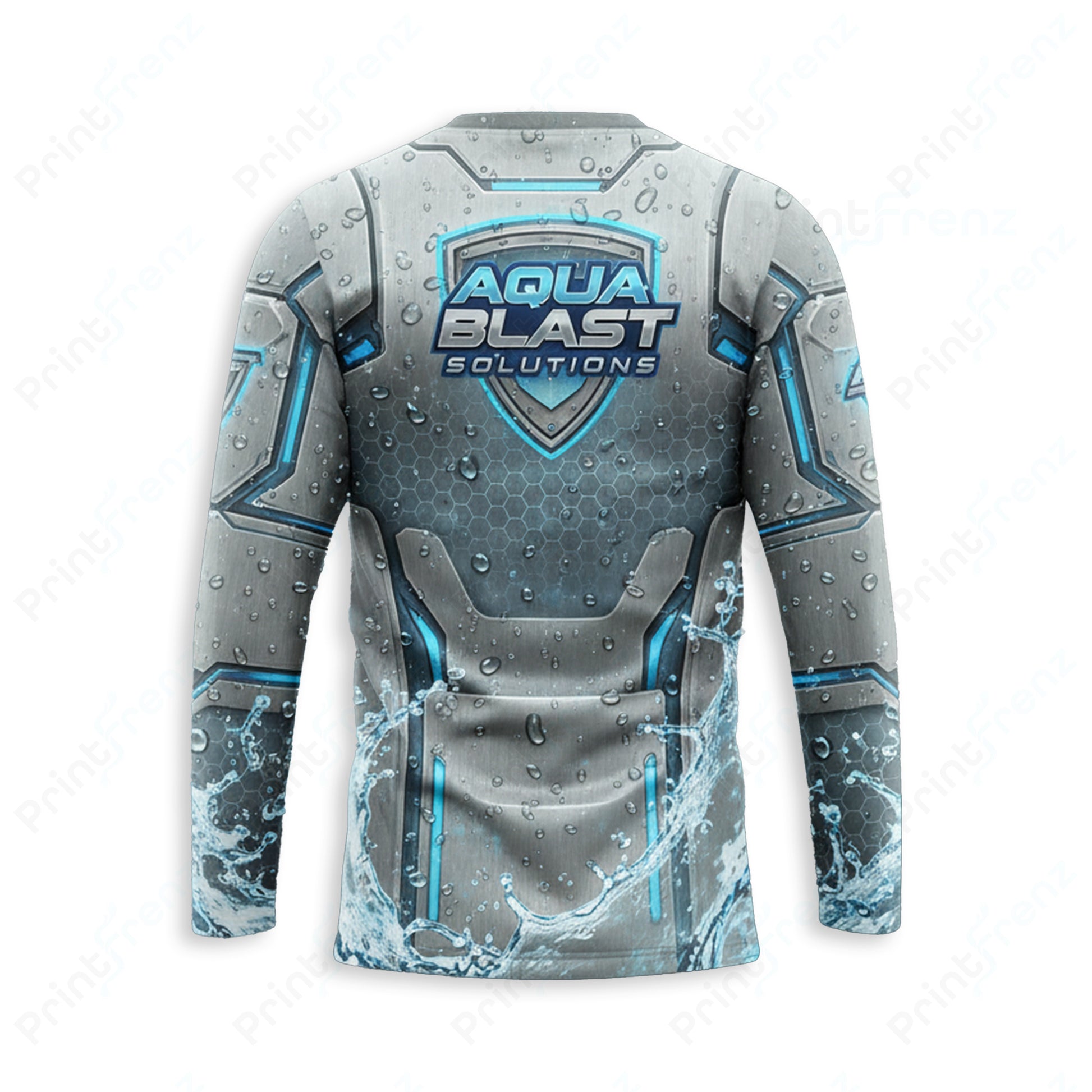 DT0000PWHG Hydro Gear pressure wash shirt — back view, bleach-proof