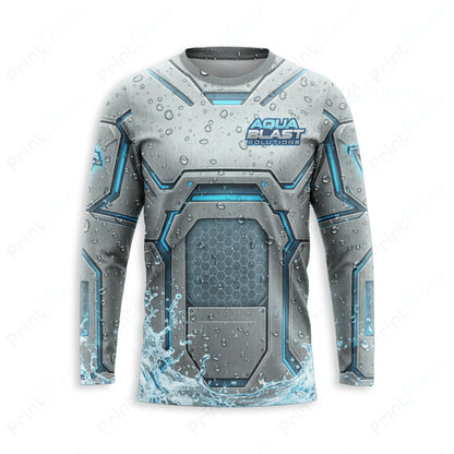DT0000PWHG Hydro Gear pressure wash shirt — front view, custom logo