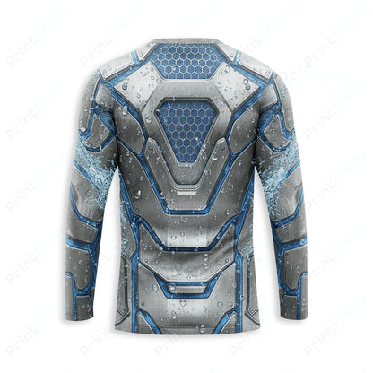 DT0002PWHG Hydro Gear pressure wash shirt — back view, bleach-proof