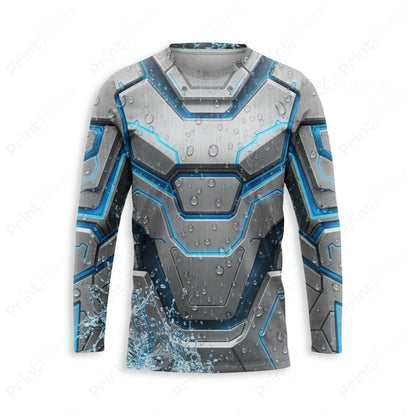 DT0004PWHG Hydro Gear pressure wash shirt — front view, custom logo