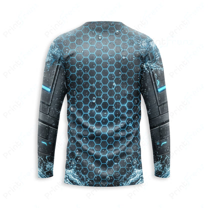 DT0005PWHG Hydro Gear pressure wash shirt — back view, bleach-proof
