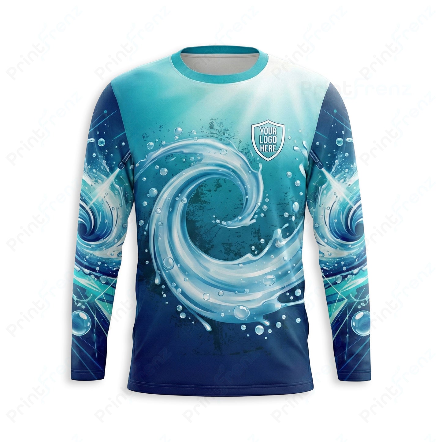 DT0005PW Pro Uniform pressure washer shirt — front view, custom logo