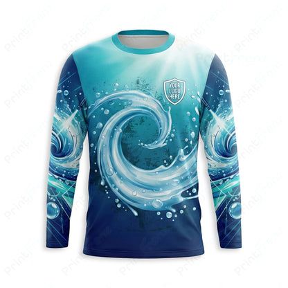 DT0005PW Pro Uniform pressure washer shirt — front view, custom logo