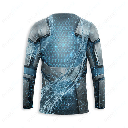 DT0006PWHG Hydro Gear pressure wash shirt — back view, bleach-proof