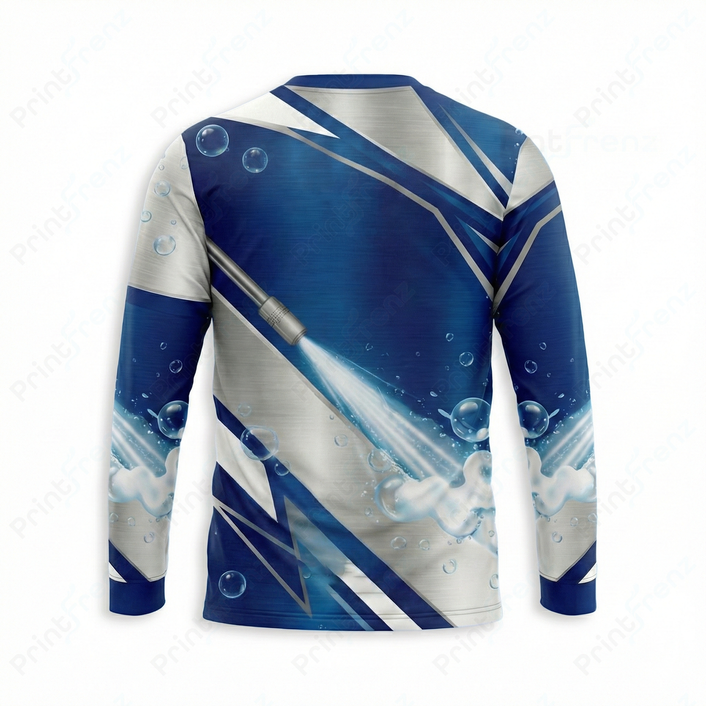 DT0007PW Pro Uniform pressure washer shirt — detail view, dye-sublimated
