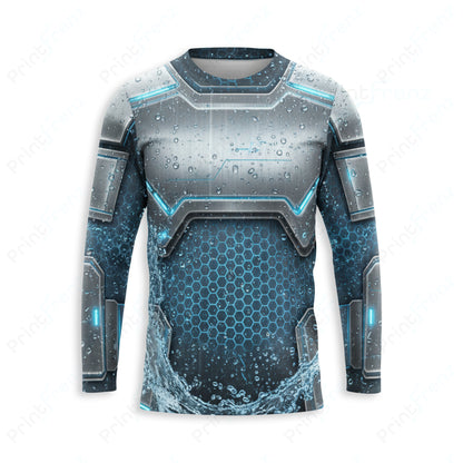 DT0007PWHG Hydro Gear pressure wash shirt — front view, custom logo