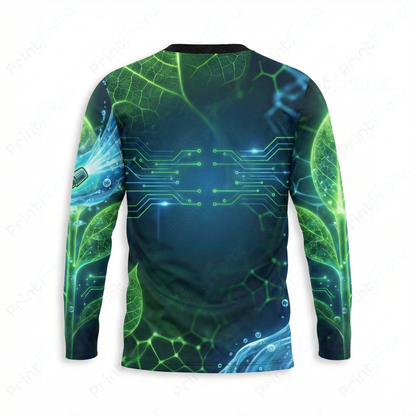 DT0011PW Pro Uniform pressure washer shirt — detail view, dye-sublimated