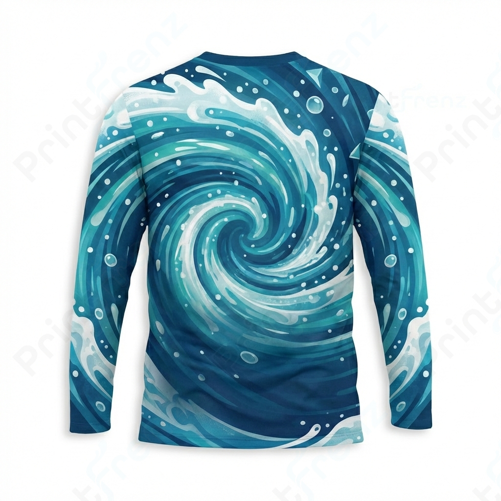 DT0013PW Pro Uniform pressure washer shirt — detail view, dye-sublimated