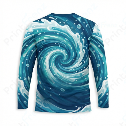 DT0013PW Pro Uniform pressure washer shirt — detail view, dye-sublimated
