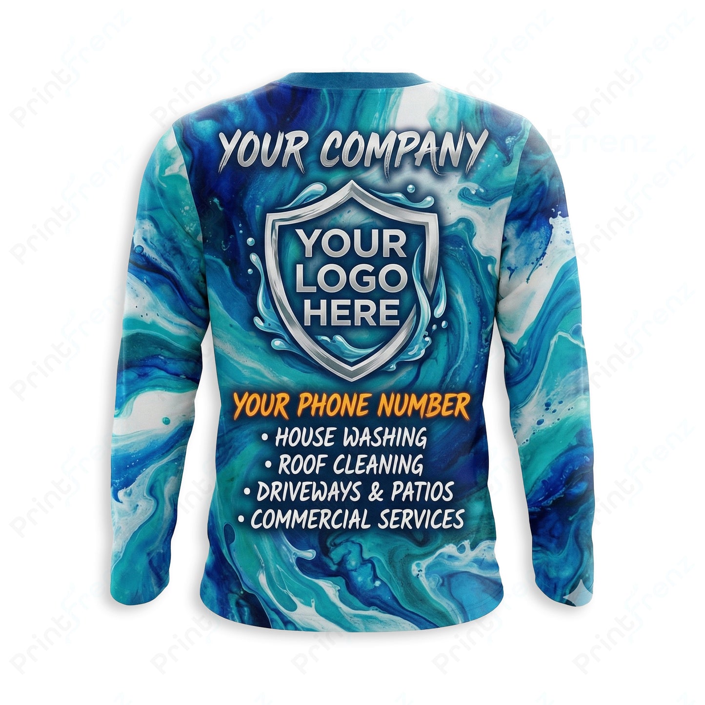 Custom Pressure Washing Shirt - Pro Uniform Collection - DT0014PW