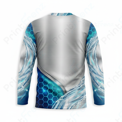 DT0018PW Pro Uniform pressure washer shirt — back view, bleach-proof