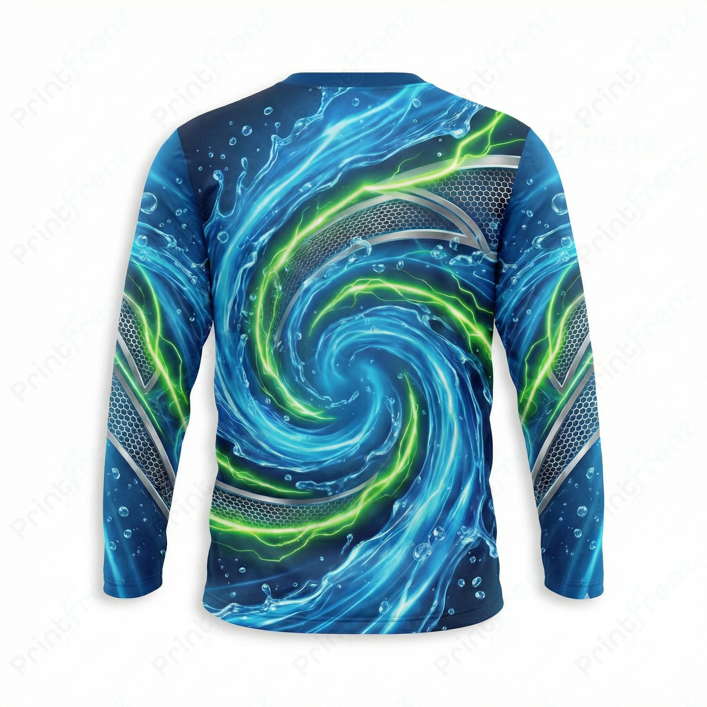 DT0019PW Pro Uniform pressure washer shirt — detail view, dye-sublimated