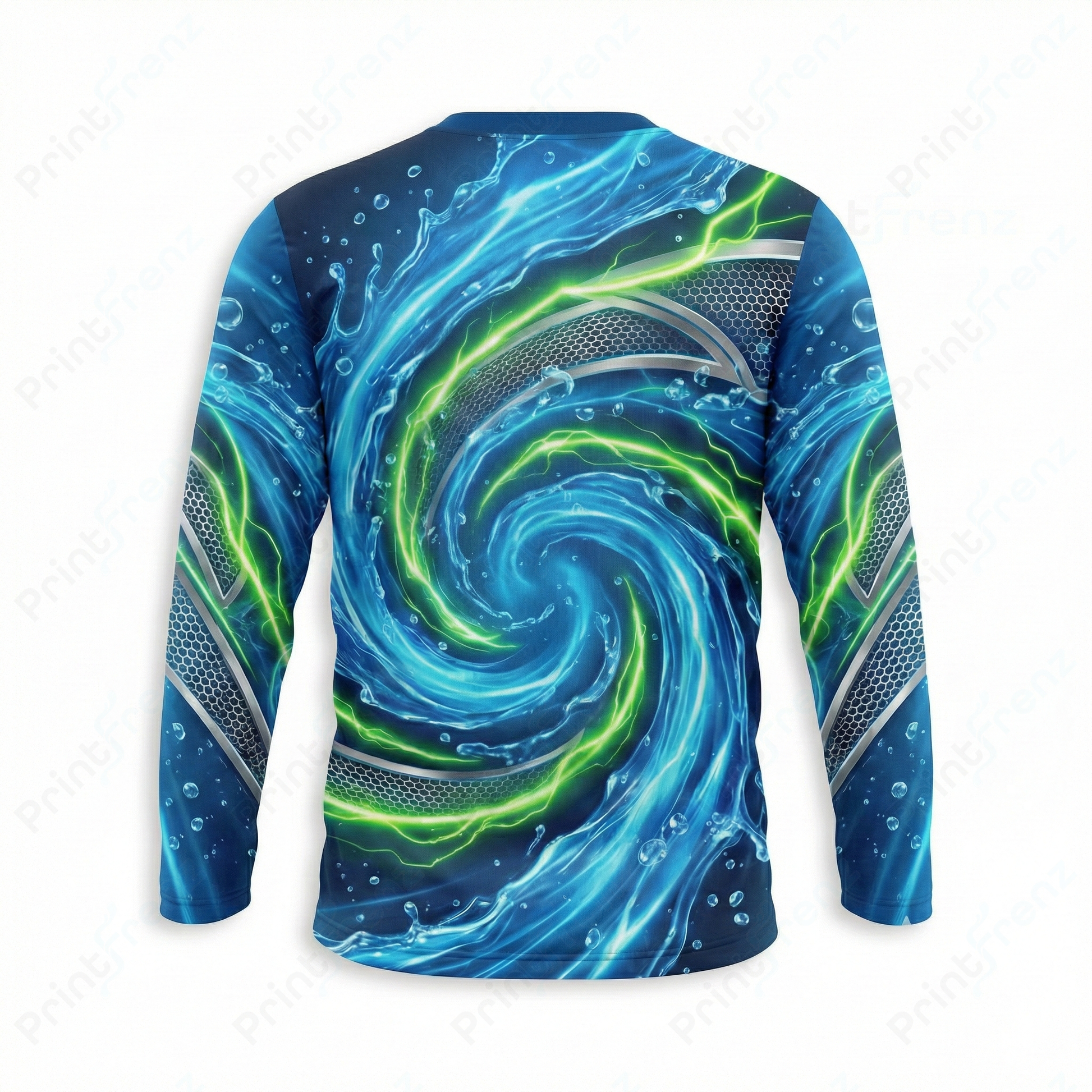 DT0019PW Pro Uniform pressure washer shirt — detail view, dye-sublimated