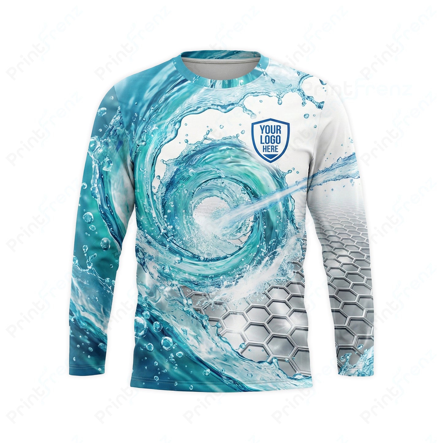 DT0021PW Pro Uniform pressure washer shirt — front view, custom logo