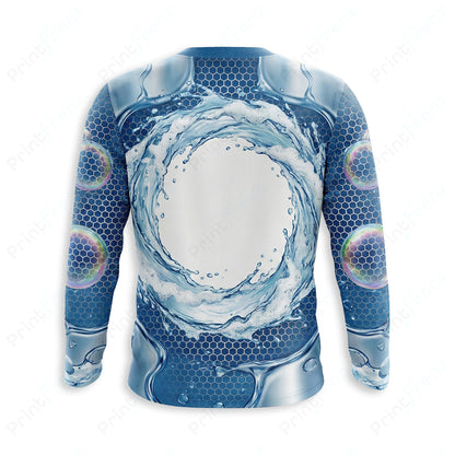 DT0023PW Pro Uniform pressure washer shirt — back view, bleach-proof