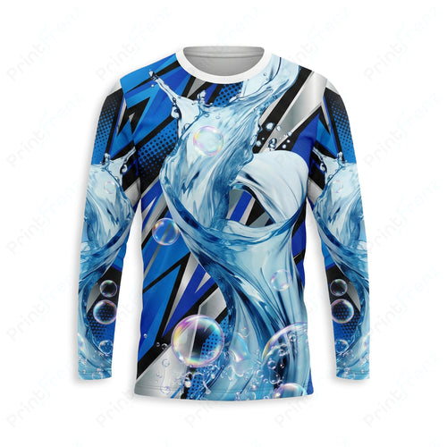 DT0026PW Pro Uniform pressure washer shirt — front view, custom logo