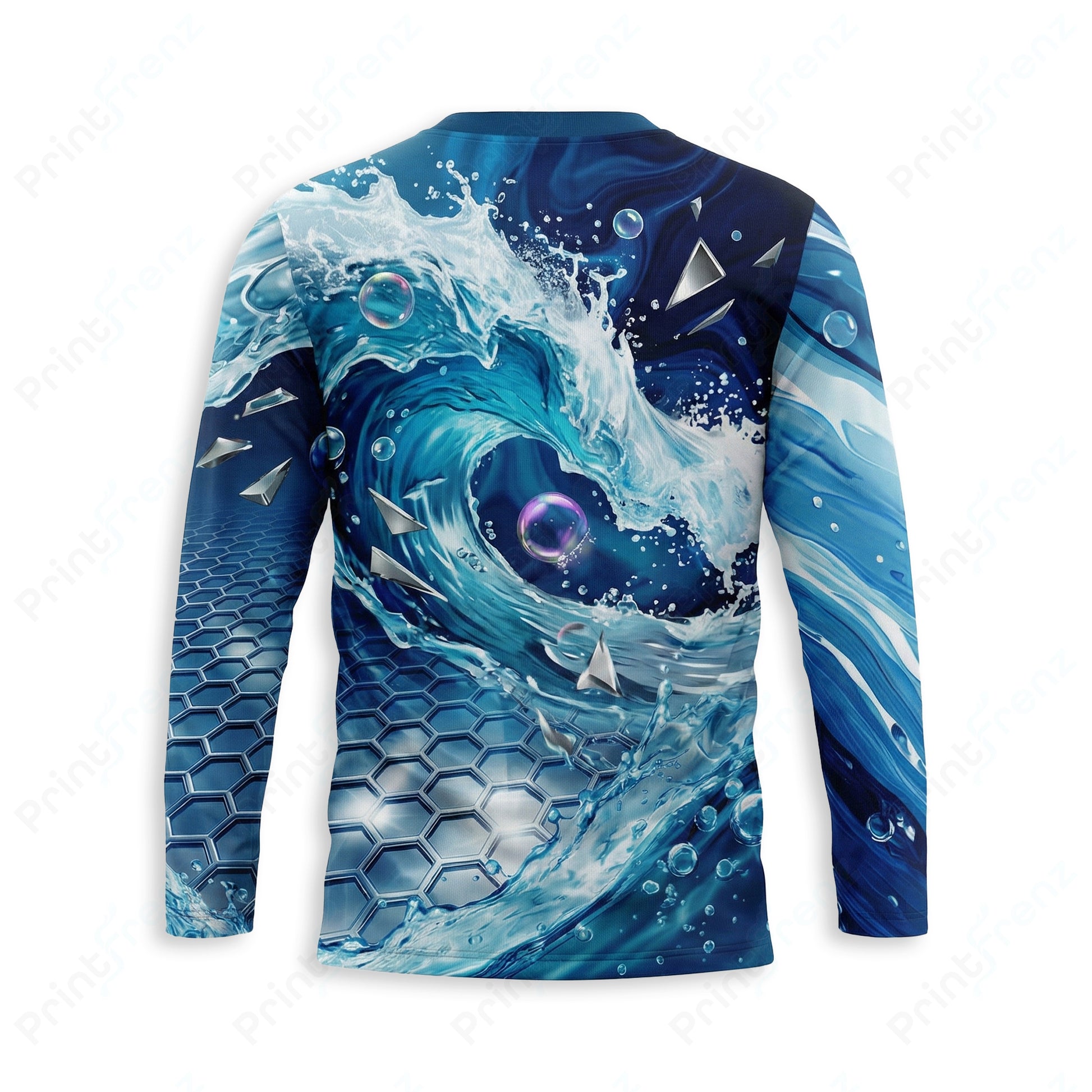 DT0027PW Pro Uniform pressure washer shirt — back view, bleach-proof